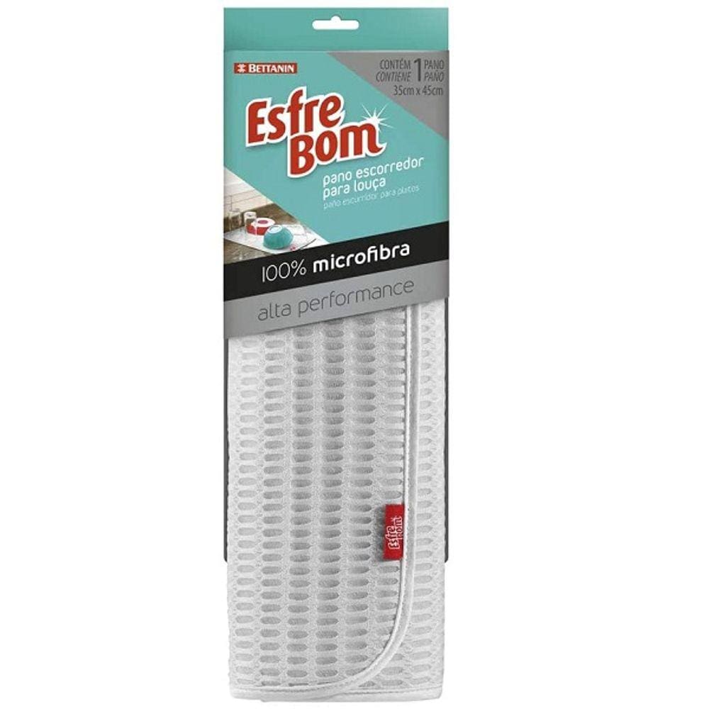 Pano Escorredor Microfibra 45 X 35CM Esfrebom BT620