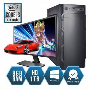 Pc Computador Gamer Completo I3 8gb Hd 1tb Placa