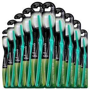 Kit 10 Escova Dental J&j Reach Ultra Clean Macia