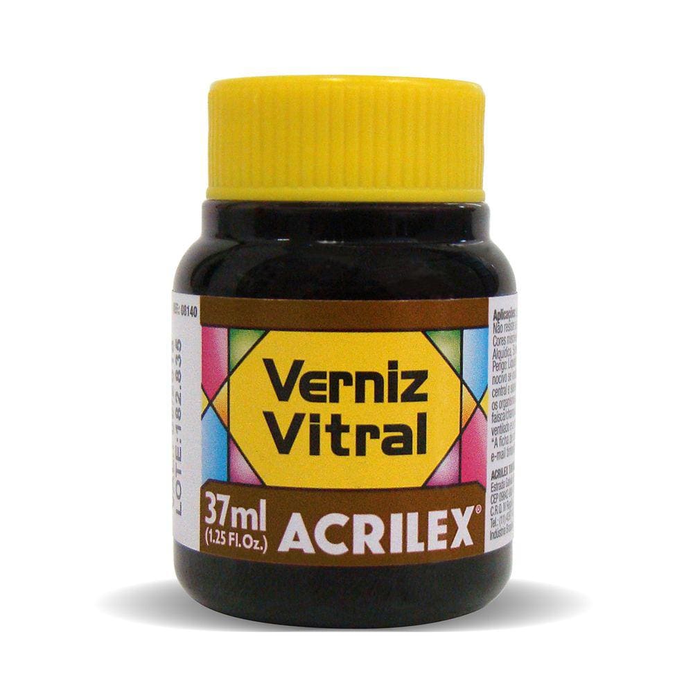 Verniz Vitral Acrilex 37ml Cor Marrom 531