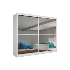 Guarda Roupa Europa Verona Plus c/Espelho Branco