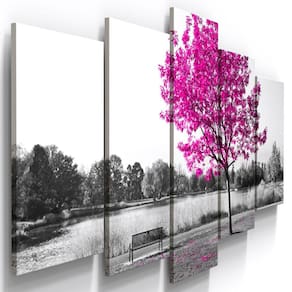 Quadros Decorativos Arvore Rosa Botanico Sala