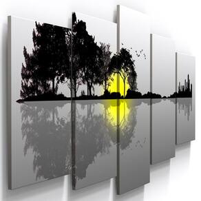 Quadros Decorativos Paisagem Violão Quarto 6