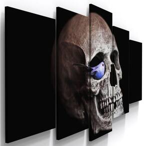 Quadros Decorativos Cranio Rock Caveira Quarto
