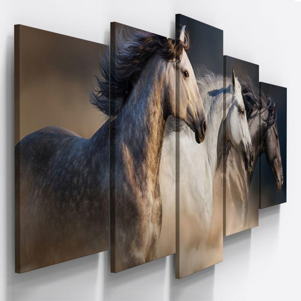 Quadros Decorativos Cavalos Country Sala