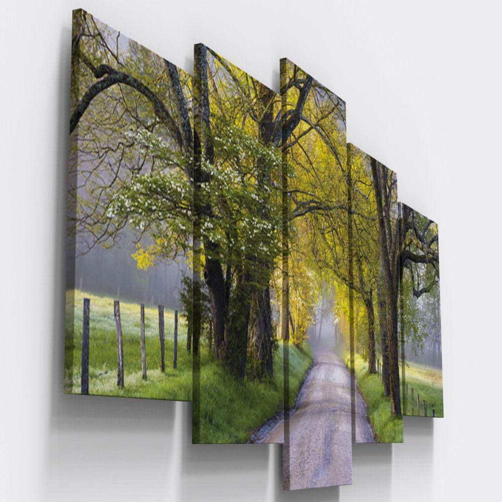 Quadros Decorativos Natureza Paisagem Arvores Sala