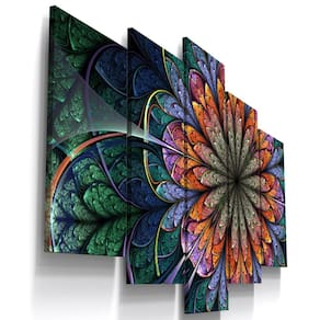 Quadros Decorativos Flor Surrealista Sala Quarto