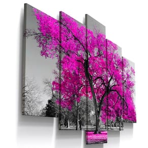 Quadros Decorativos Arvore Vida Rosa Sala Quarto