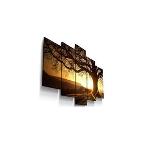 Quadros Decorativos Pôr do Sol Arvore Sala Quarto