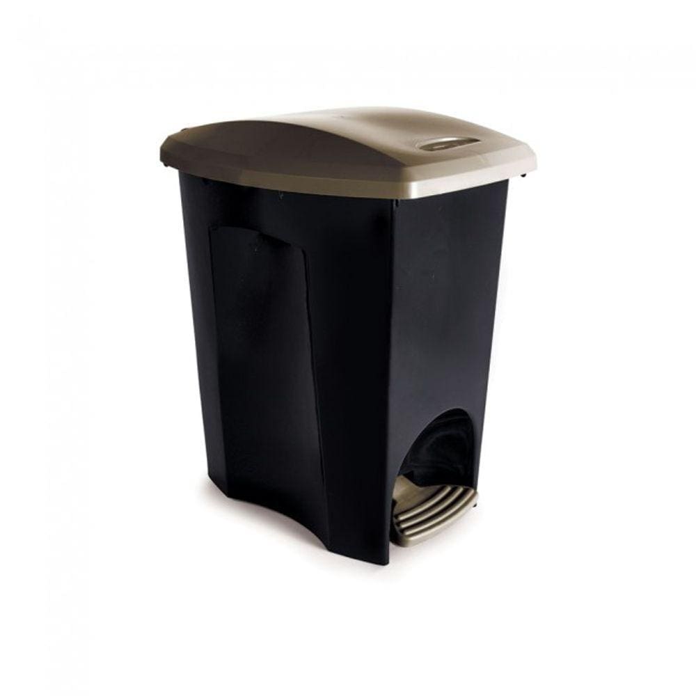 Lixeira com Pedal Ecoblack 7 L Plasutil Ref: 3494