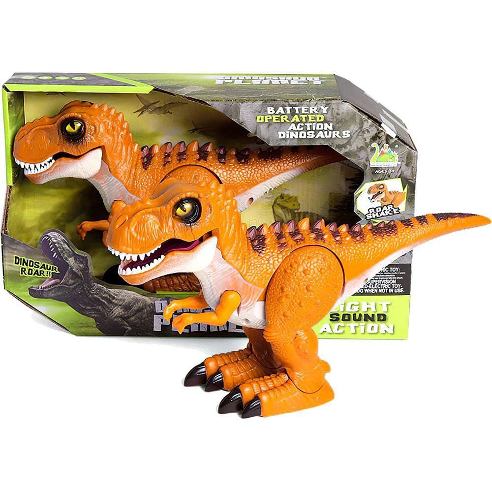 Jurassic Fun Dinossauro Rex R/C Com Luz e Som Multikids - BR1461