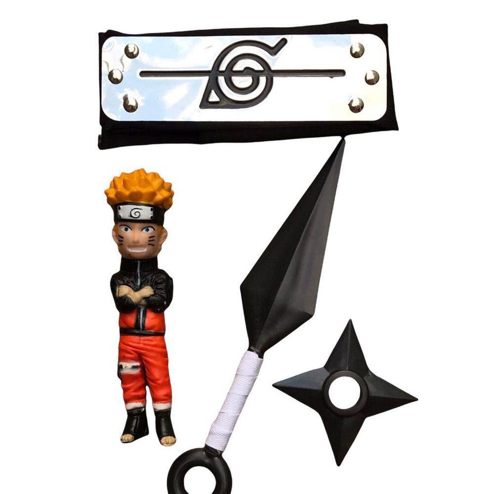 Bandana Metal Naruto Shippuden Aldeia Ninja Renegado Cosplay