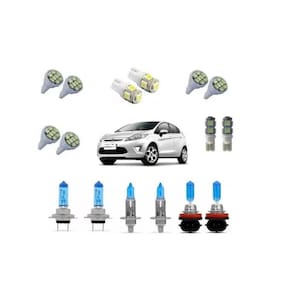 Farol Lampadas Led + Super Branca Ford New Fiesta 2018 2019