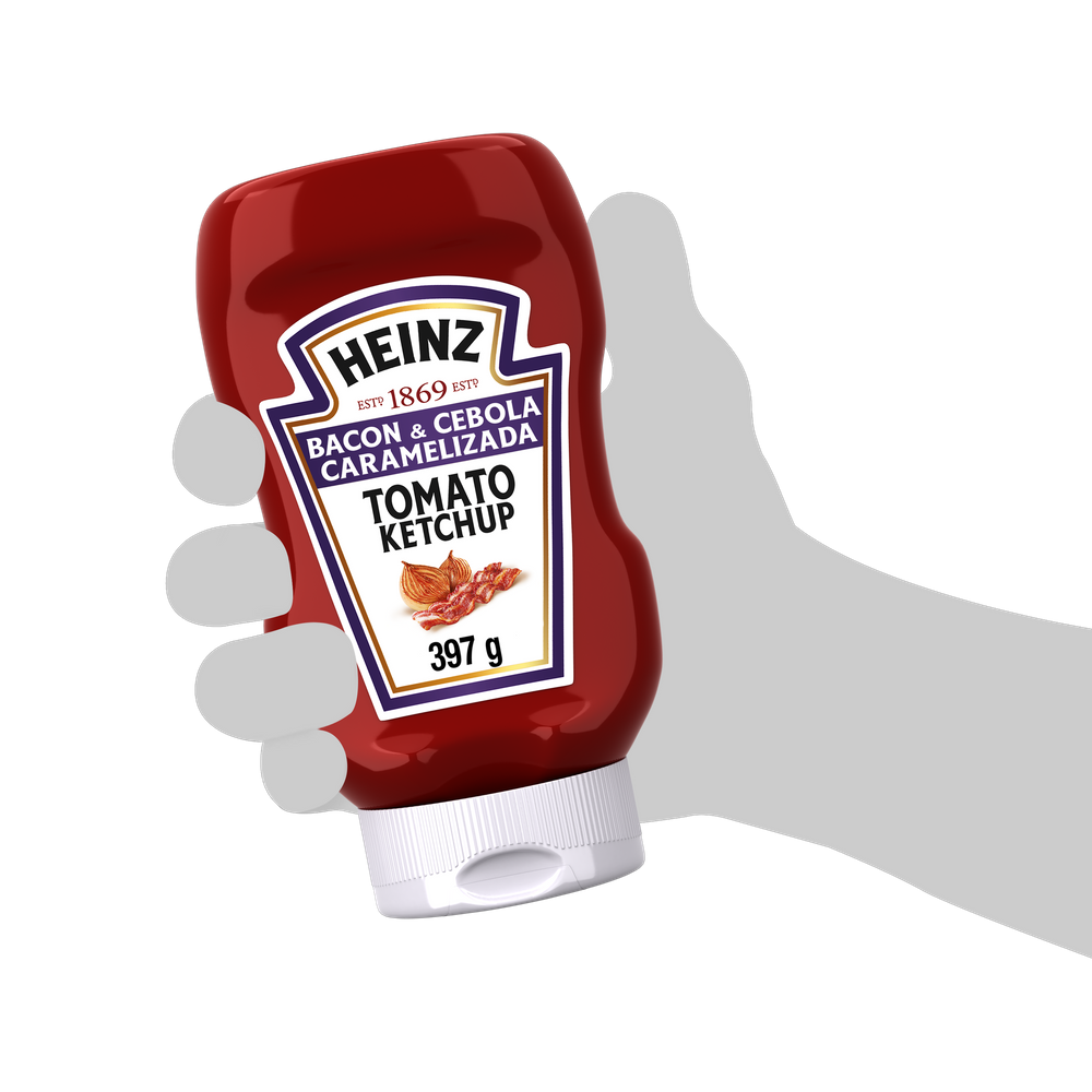 Ketchup heinz bacon caramelized onion Black Friday Vale Pix Casas Bahia