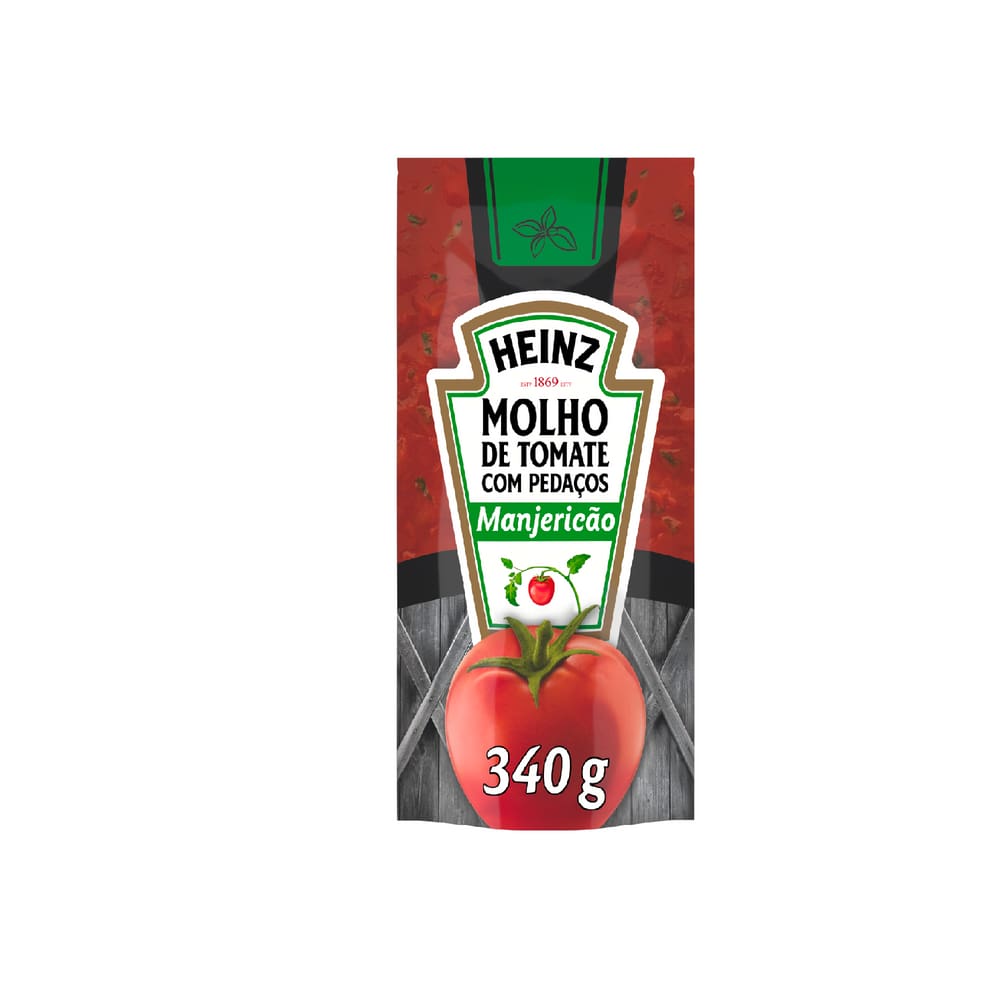 Molho De Tomate Heinz Manjericão 340g