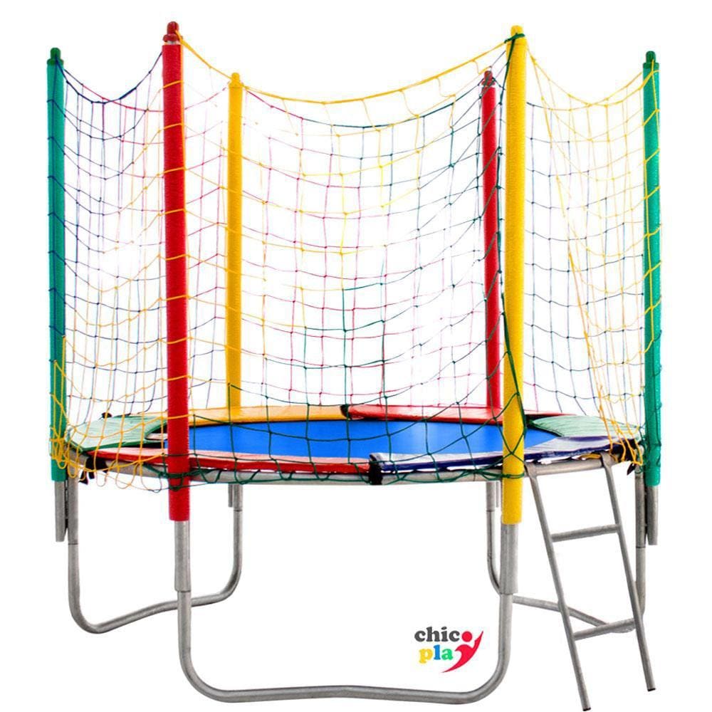 Cama Elástica 2,00M ChicoPlay Lona Azul Nacional