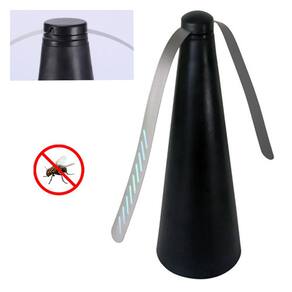 Ventilador Repelente de Mesa Portatil Mosquito Inseto Mosca Quintal Jardim