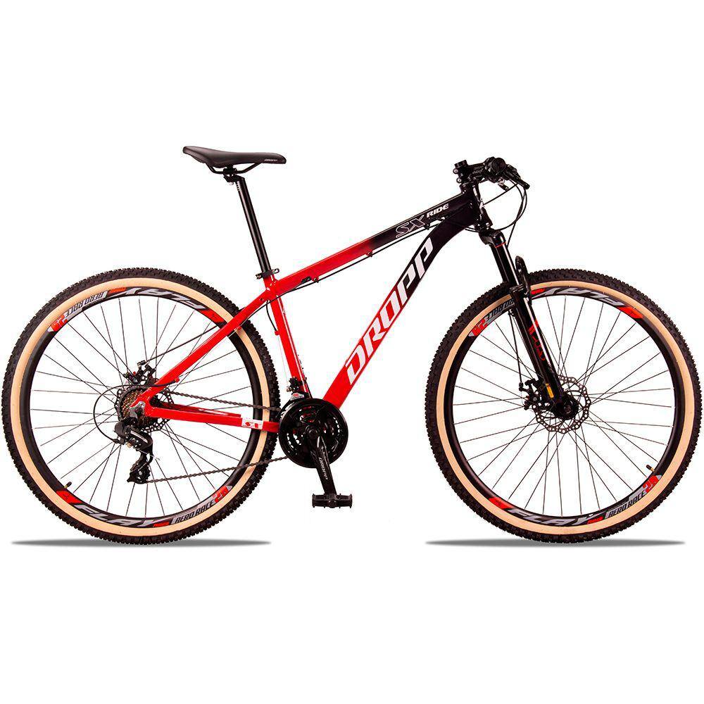 Bicicleta 29 Dropp SX Ride 21V Kit Dropp Index Freio a Disco e Suspensão