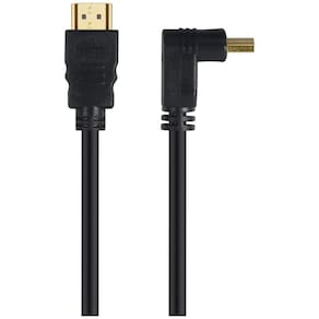 Cabo Hdmi 2.0 4k Hd 3d Conexao Ethernet 01 Conector 90o 5 M