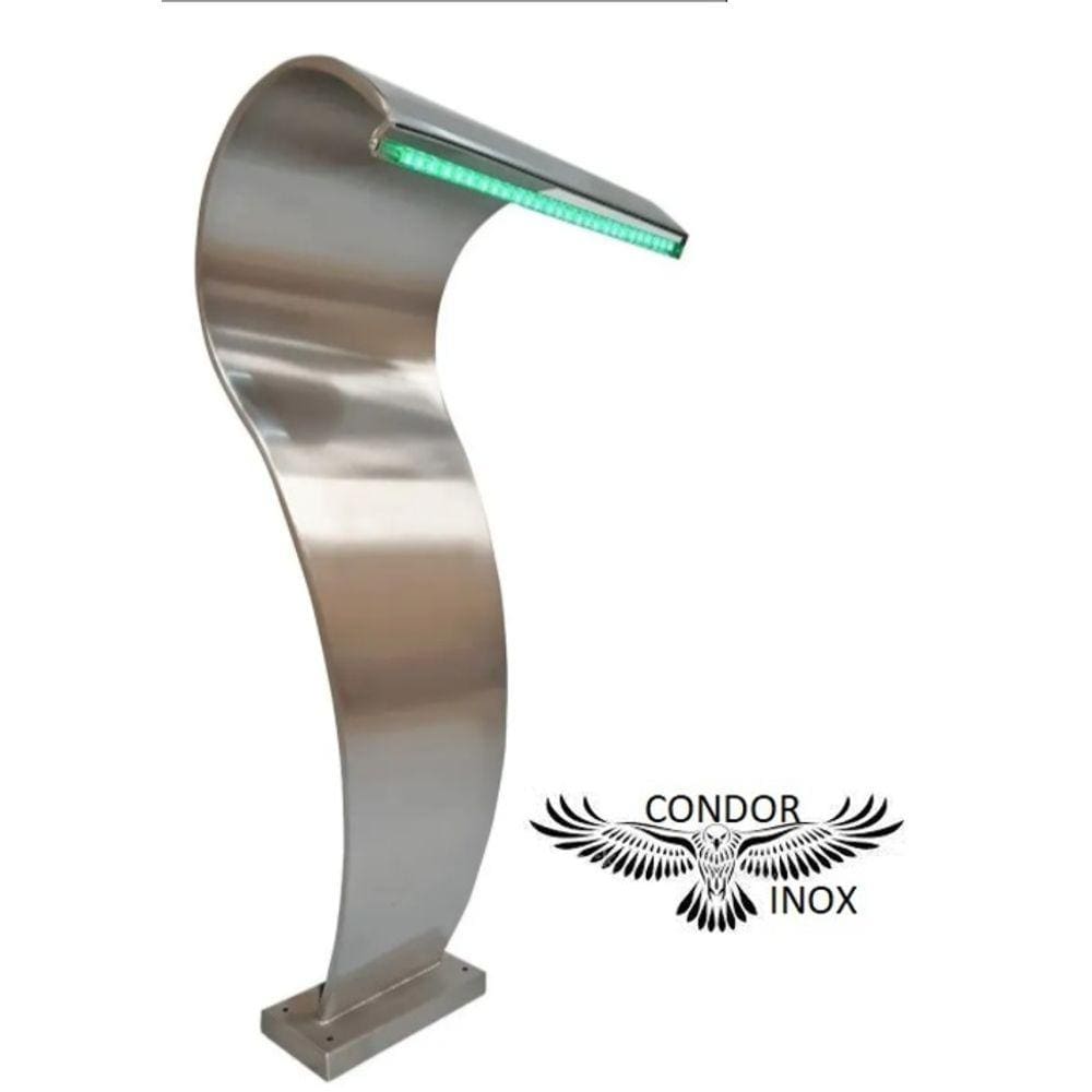 Cachoeira para Piscina Naja Media com LED - 80 cm
