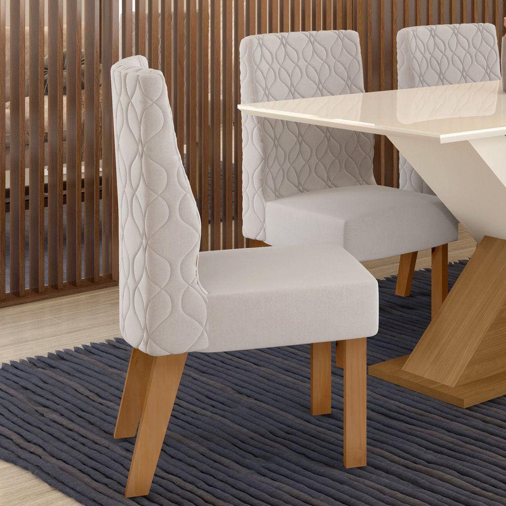 Conjunto 02 Cadeiras Estofadas Maeli Henn