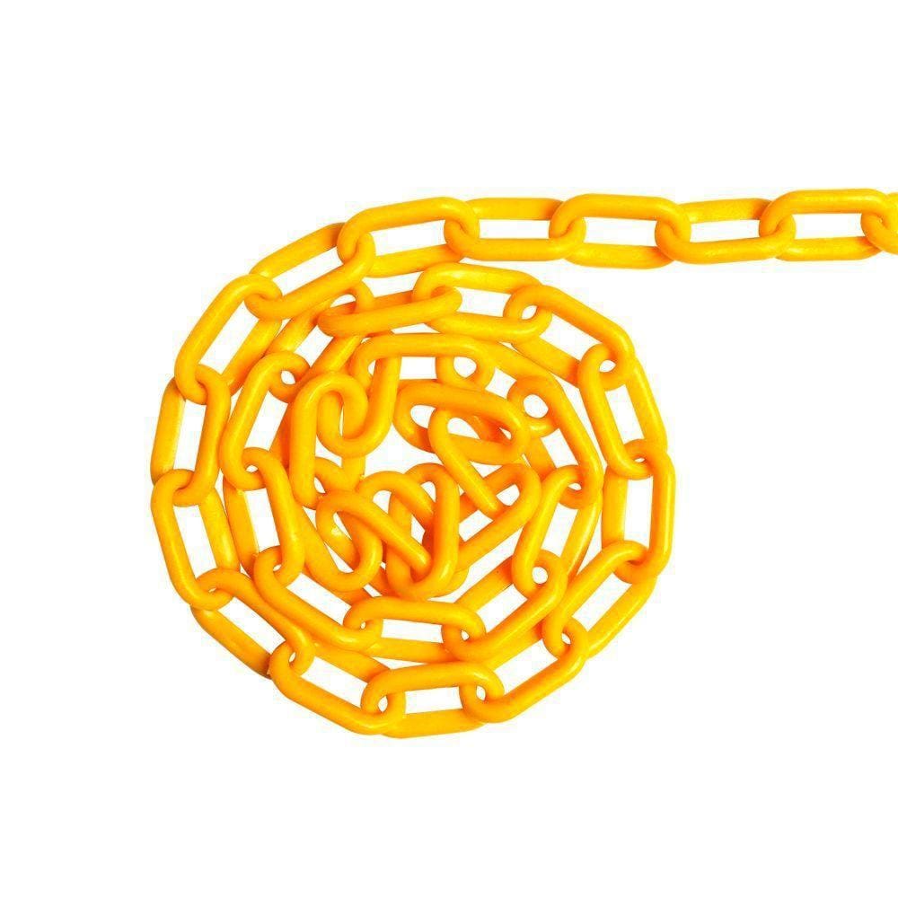 40 Mt Corrente Plástica Segurança Sinalização Elo P Amarela