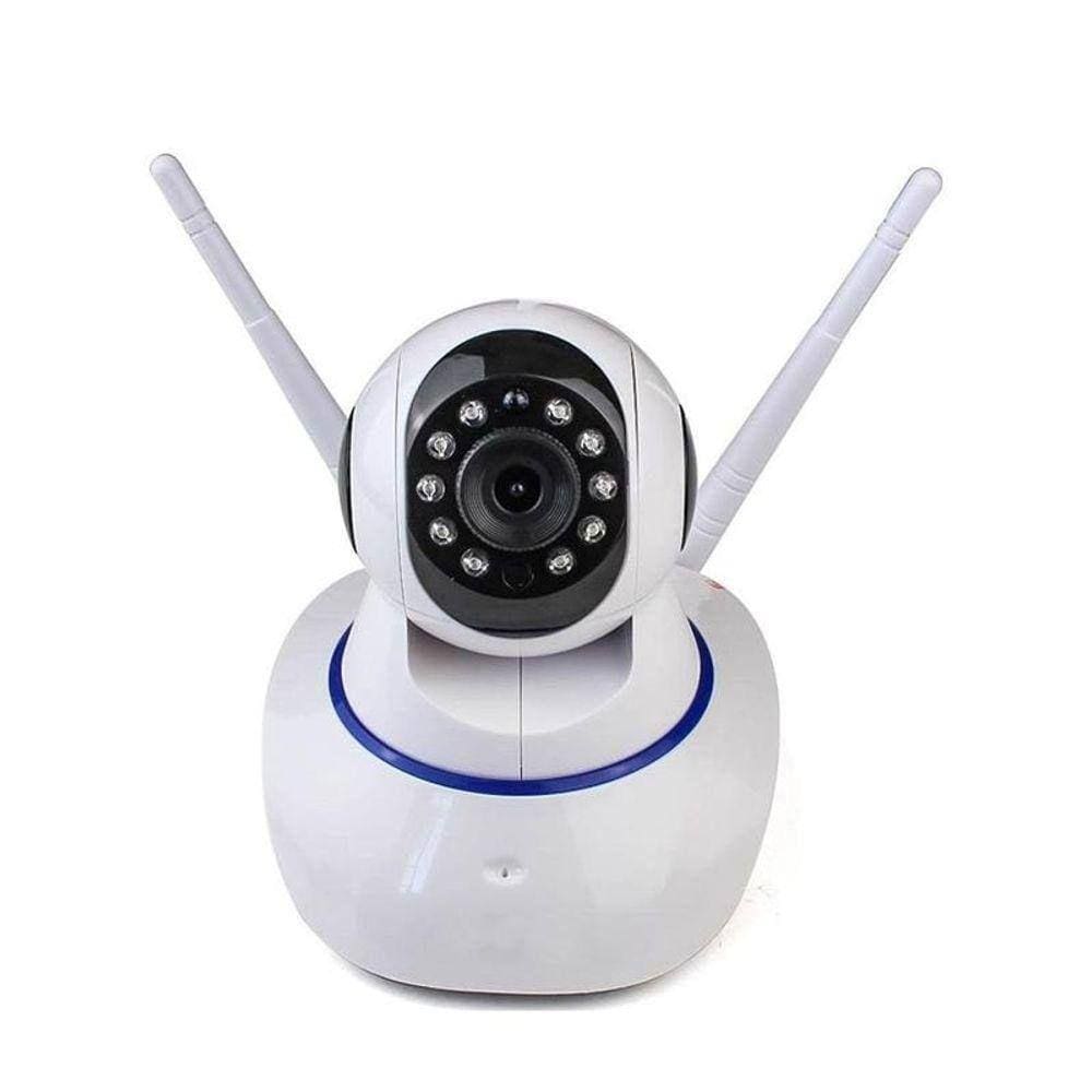 Câmera Wifi IP 2 Antenas 3ª Geração Segurança Visão Noturna