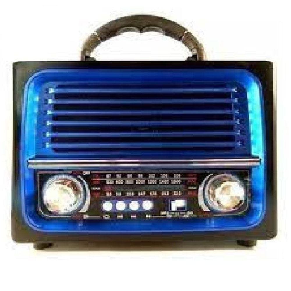 Rádio Lelong Le-642 Am/Fm Bluetooth Usb Sd Aux Bivolt Azul