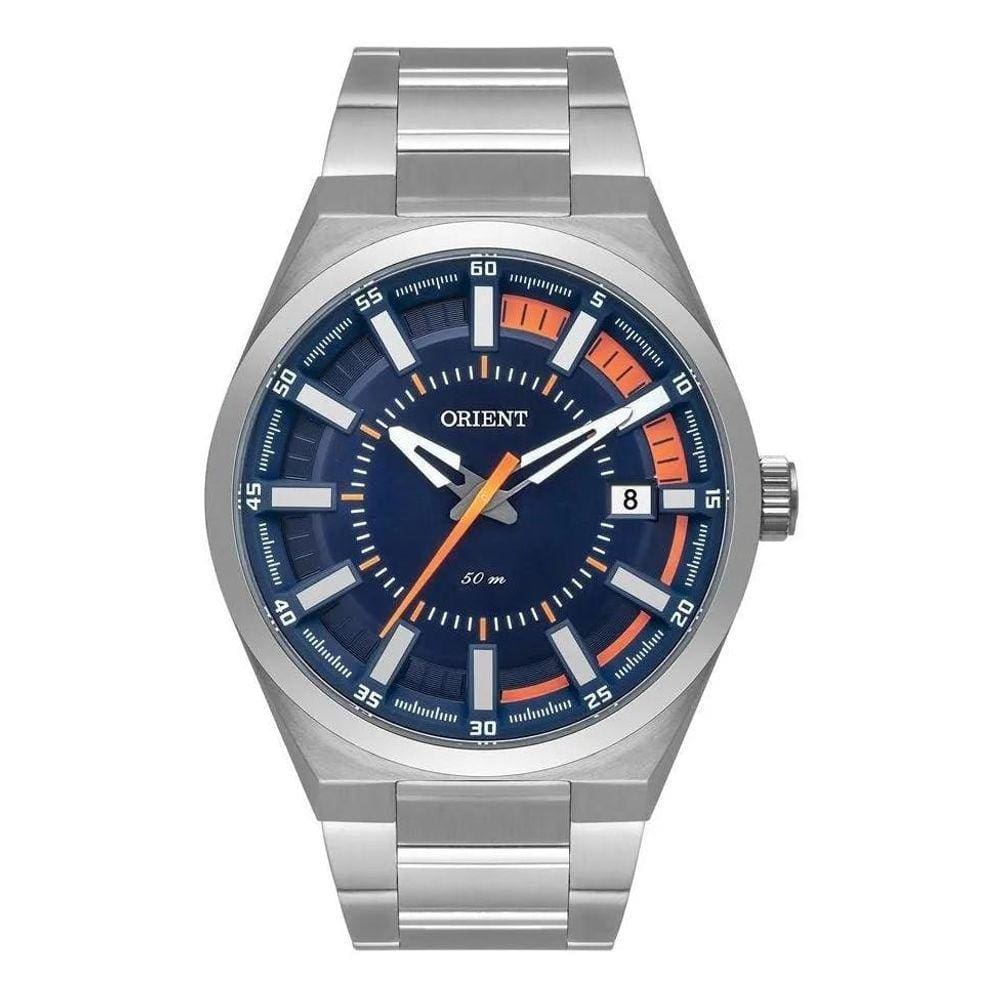 Relógio Orient Masculino Prata Mbss1409 G1Sx - Garantia