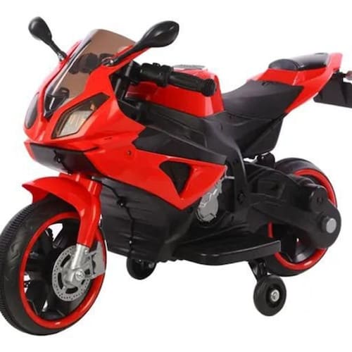 imagem-Mini Moto Moto Elétrica Infantil 6V Bw127 Vermelho