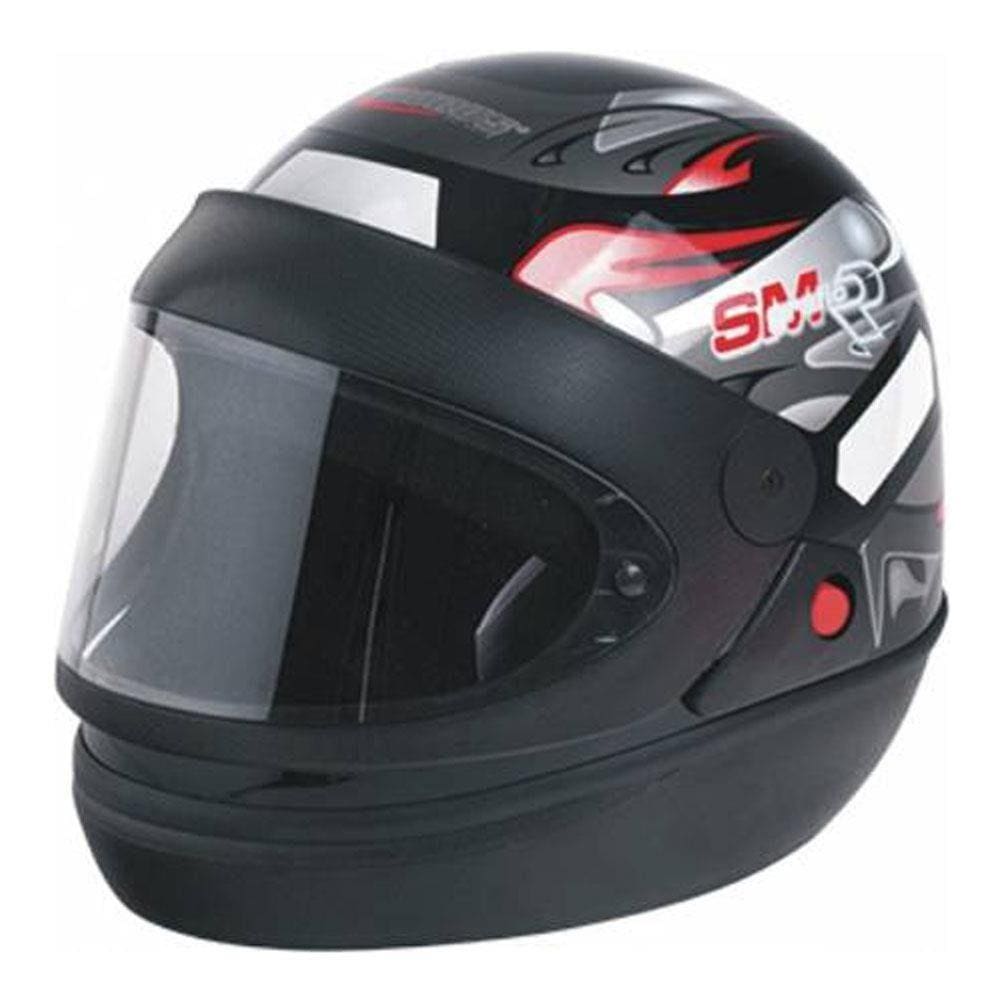 Capacete SAN Marino Preto Brilhante Grafic