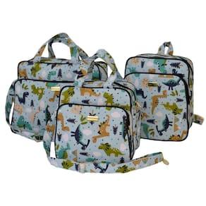 Kit Bolsa 3 Peças Saída Maternidade Infantil E Mochila Luxo