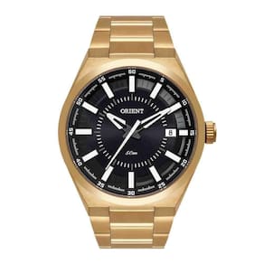 Relógio Masculino Dourado Orient Mgss1225 G1Kx