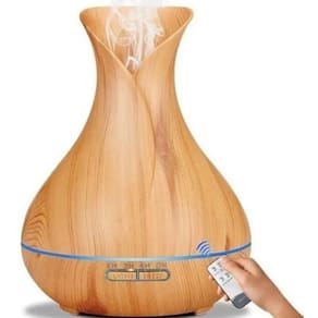 Difusor De Óleos Essenciais Umidificador Vaso 400Ml Controle