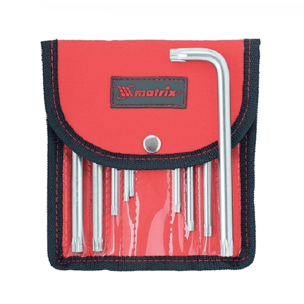 Jogo Chave Torx Tamper Curta T10-T50 Com 9 Peças - MTX (123129)