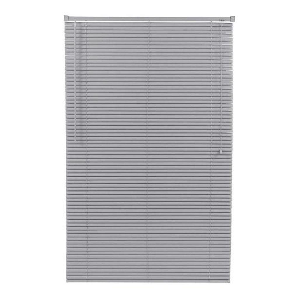 Persiana Horizontal Pvc 25Mm Block 100Larg X 220Alt Cinza