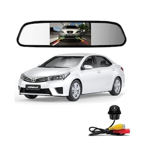 Camera De Re Tartaruga Retrovisor Com Tela Corolla
