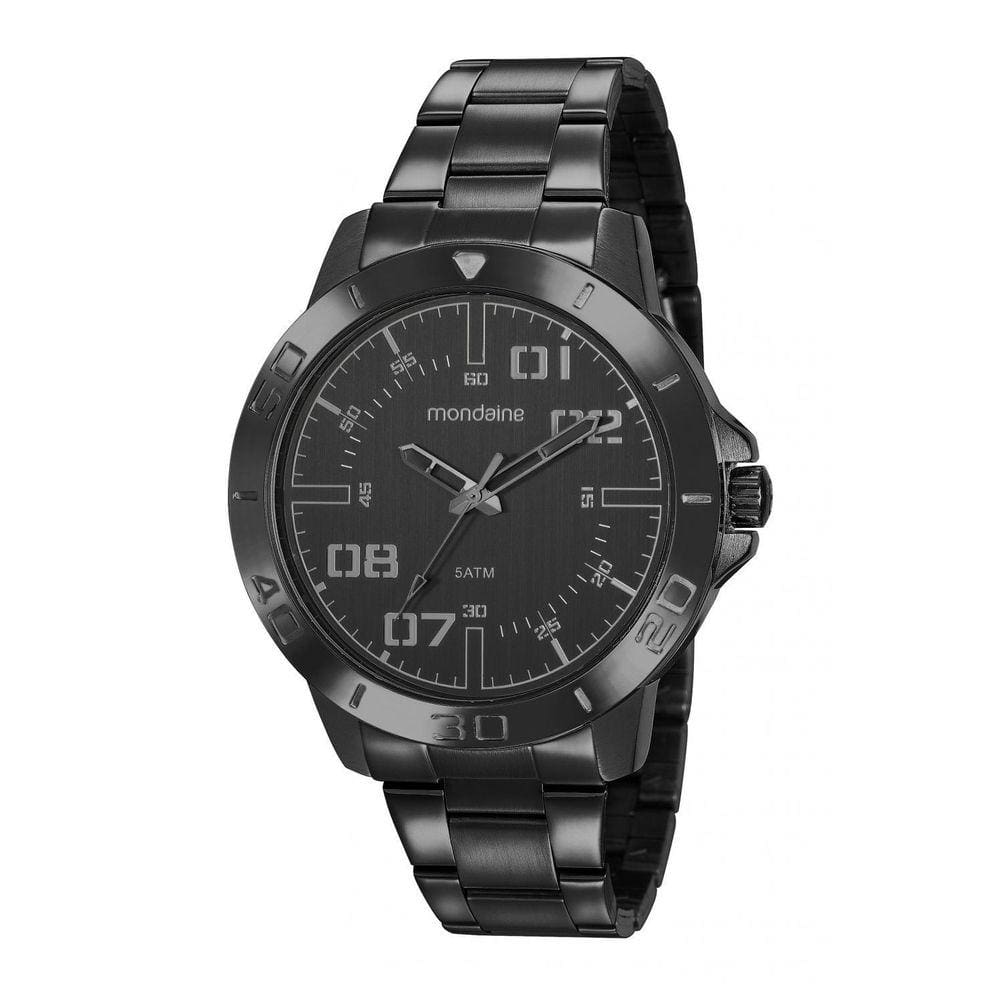 Relógio Analógico Mondaine 99406GPMVPE2 Preto Brilho