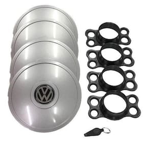 Calotas Miollo Vw Gol G4 Aro 14 2005/2008 Tradicional Prata