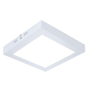 Painel Plafon de Sobrepor Quadrado Branco 15cm Led 12W 4000K Bivolt Evoled