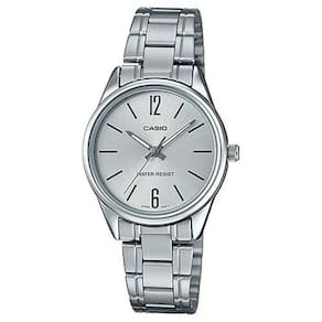 Relógio Feminino Casio Pequeno Analógico Prata
