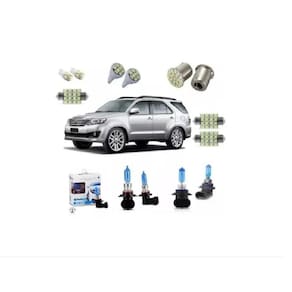 Farol Hilux Sw4 Farol Duplo +Kit Lâmpada Super Branca