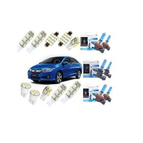Kit Lâmpadas Led City 2015 2016 + Super Branca Techone