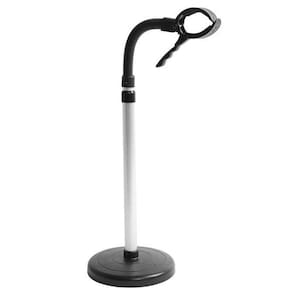 Suporte Secador Cabelo Flexivel Giratorio Cabeleireiro Salao Petshop Ajustavel Chao Regulavel