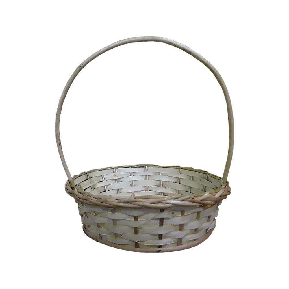 Cesta de Vime Redonda Pequena - 18cm