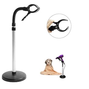 Suporte Secador Regulavel Giratorio Salao Petshop Cabelo Flexivel Ajustavel Cabeleireiro Chao