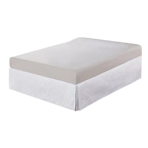 Saia Para Cama Box Queen Sultan Realce Premium Matelassê Ultrassonic Branca