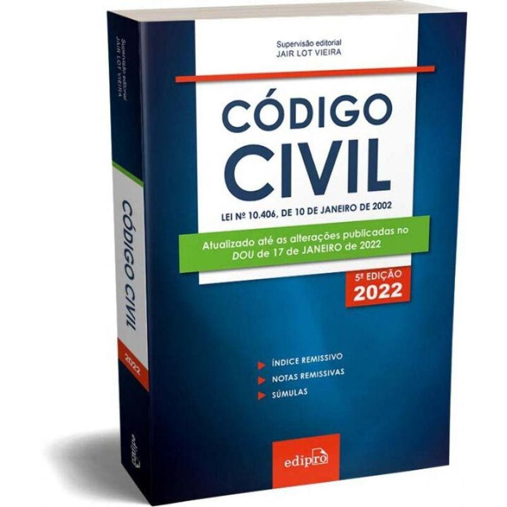 Código Civil 2022 - Mini - 05Ed/22