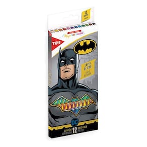 Lápis De Cor - 12 Cores - Batman