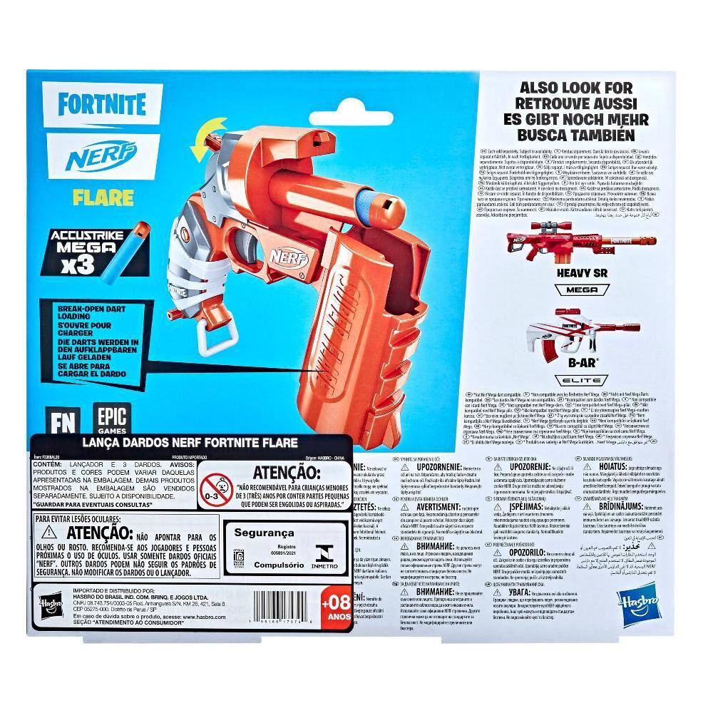 Lançador de Dardos - Nerf - Fortnite RL Blaster - E7511 - Hasbro